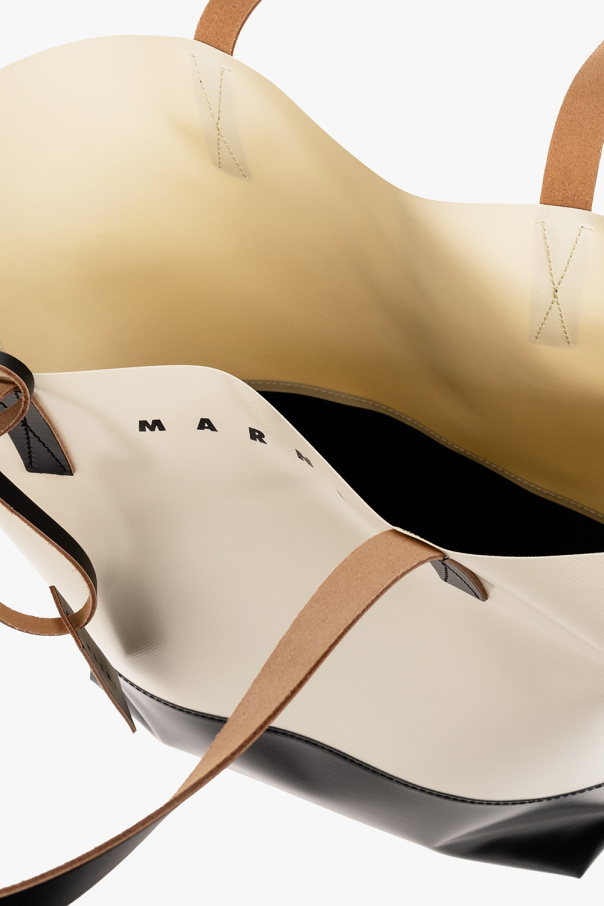 SchaferandweinerShops TW - Marni panelled checked tote bag